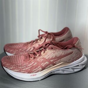 Asics Dynablast 2 FF Blast 7.5 Pink Knit Running Shoes Lightweight Activewear